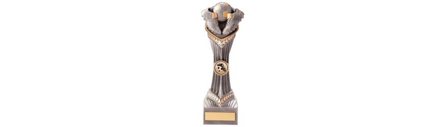 FALCON BOOT & BALL RESIN TROPHY - 4 SIZES 14CM - 24CM FALCON BOOT & BALL RESIN TROPHY - 4 SIZES 14CM - 24CM